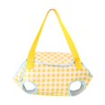 thumbnail image 3 of Bolsa de transporte para gatos, bolsa para mascotas, bolso de mano Cuadrícula amarilla, 3 of 9