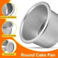 thumbnail image 4 of Uxcell 2Pcs Round Cake Pan with Removable Loose Bottom 2" Small Cheesecake Pan Anodized Aluminum Nonstick Baking Pan, 4 of 6