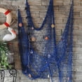 thumbnail image 2 of Sea Ocean Fish Net Decorative with Shell Wall Seaside Beach Party Home Decor, 2 of 5