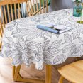 thumbnail image 1 of Oval Tablecloth Leaf Tablecloth, Print Leaf Tablecloth, Fabric Indoor/Outdoor Waterproof Wrinkle Free Durable Floral Tablecloth for Oval Tables 54 X 72 in, 1 of 5