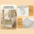 thumbnail image 6 of Laundry Hamper with Wheels, 160L Large Hampers for Laundry Rolling Laundry Basket, Dirty Clothes Hamper for Hotel, Home, Closet, Dorm, 1-Pack White, 6 of 10