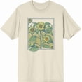 thumbnail image 4 of Sunflower Frame Crew Neck Short Sleeve Adult T-shirt-Medium-Off-White, 4 of 6