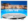 thumbnail image 1 of 9W 12V All Stainless Steel Ultra-thin Surface Mounted Underwater Lights Colorful 24V Underwater Swimming Pool Lights RGB Pool Lights Wireless Remote Control ,High Bright, 1 of 5