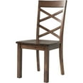 thumbnail image 4 of Picket House Furnishings Regan 6-Piece Dining Set, 4 Side Chairs & Bench, Walnut, 4 of 6