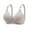 Light Gray, variant on Latex Hole Cup Bra Breathable Non Wired Fall Underwear Comfortable Support Seamless Soft Lightweight Stretchable Smooth Fit