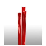 AmerCare 24 Inch Jumbo Red Unwrapped Straws, Case of 2000
