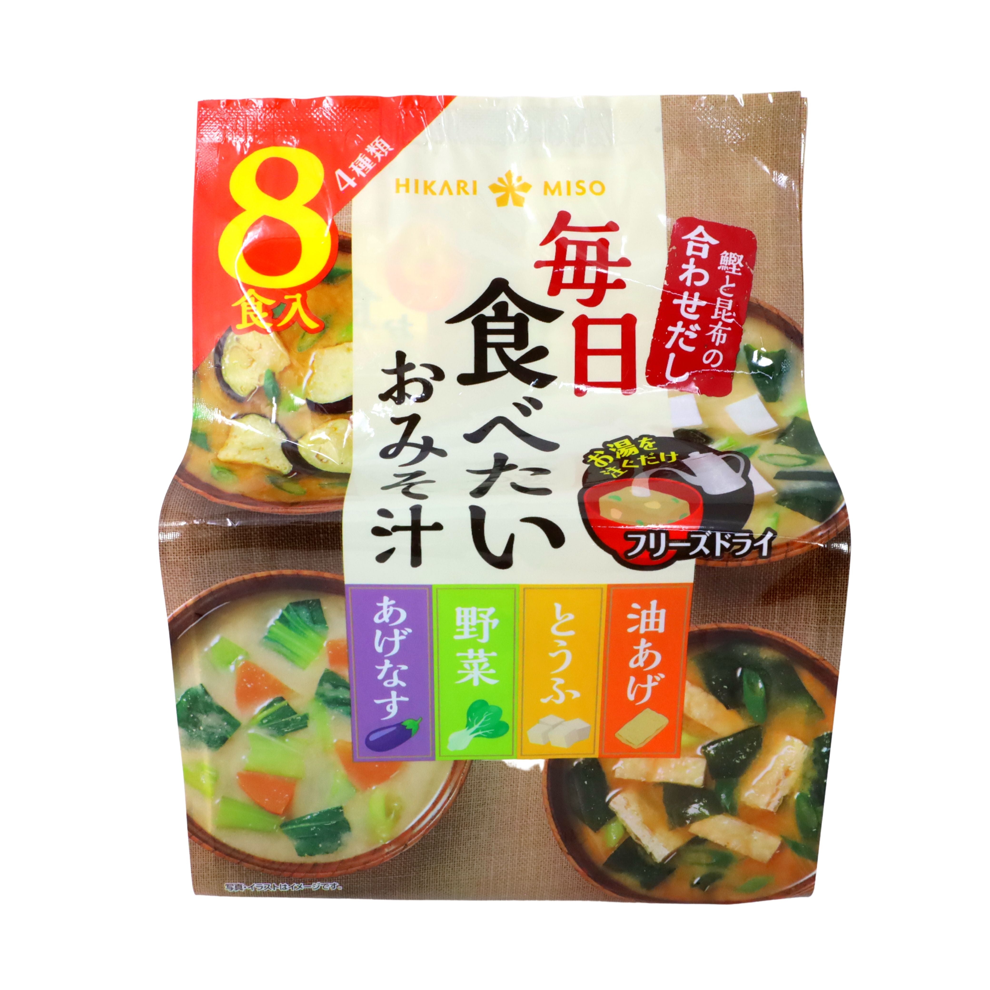 HIKARI MISO MAINICHI TABETAI OMISO SHIRU Miso Soup 8svgs 2.3oz/65g