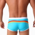 thumbnail image 5 of Guluxicc Men's Slim Low Rise Swim Trunks Drawstring Board Shorts Lightweight Surf Bathing Suit with Removable Pads, 5 of 8