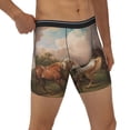 thumbnail image 5 of Sigee Three Horses Oil Painting for Men's Boxer Briefs,Moisture Wicking and Breathable Small, 5 of 9