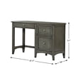 thumbnail image 3 of Lexicon Garcia Wood Writing Desk in Gray, 3 of 4