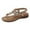 Rose Gold, variant on YUHAOTIN Womens Sandals Dressy Flat Red Wedges Sandals Elastic Ankle Strap Casual Bohemian Beach Shoes Rhinestone Decor Toe Post Thong Sandals Black Sandals Women Flat with Back Saltwater Sandals