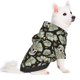 thumbnail image 2 of Fotbe Skull with Dollar Sudadera con Estampado para Perros Pequeños – Suéter con Capucha para Mascotas, Tela Suave de Forro Polar con Bolsillo-Large, 2 of 7