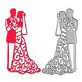 thumbnail image 3 of Cutting Dies HGSALK para novia, amante, novio, tarjeta de boda, artesanía, 3 of 5