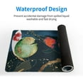 thumbnail image 5 of Japanese Gaming Mouse Pad XL - Extended Large Mouse Mat Desk Pad, Stitched Edges Mousepad, 3mm Thick Long Non-Slip Rubber Base Mice Pad, 31.5 X 11.8 Inch - Koi Fish Art, 5 of 6