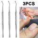 thumbnail image 5 of Herramienta Cuidado Uñas Doble Extremo para Quitar La Suciedad Arte Uñas Acero Inoxidable para El Cuidado Los Pies, 5 of 6