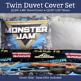 thumbnail image 2 of Juego de funda nórdica Jay Franco Monster Jam, tamaño doble, gris, 2 of 8
