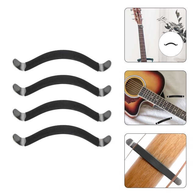 unbranded 4Ud Herramienta Profesional De Metal Para Separar Cuerdas De Guitarra En Color Negro