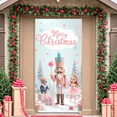 thumbnail image 5 of Decorative Design Merry Christmas Banner Nutcracker Theme Cartoon Characters Christmas Celebration for Holiday Party Indoor Decoration Special Events, 5 of 9