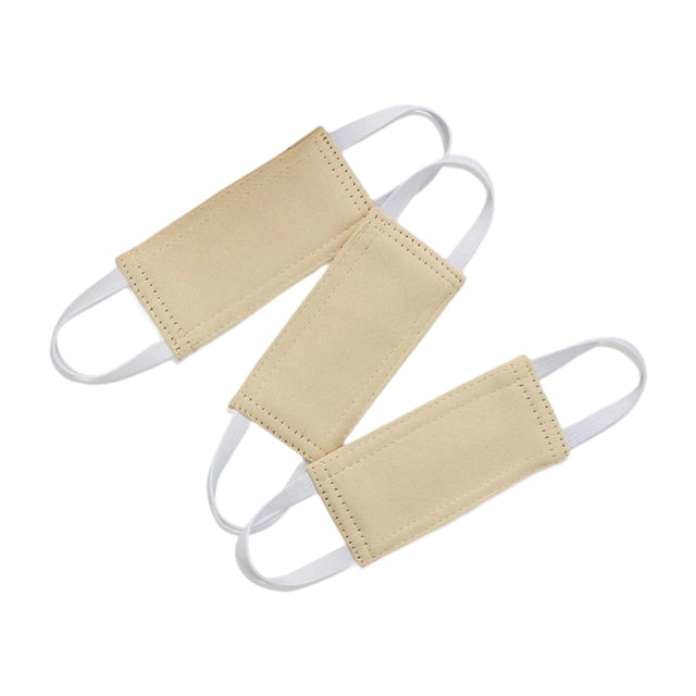 3 topes para puerta de guardería, cojines de 10 x 5 cm, accesorios multiusos para dormitorio. Beige