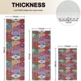 thumbnail image 4 of Multicolor Ethnic Diamond Pattern Kitchen Rugs Sets Of 3,Kitchen Runner Rugs Non Skid Washable,Decorative Kitchen Floor Mats for Kitchen,Sink,Laundry,17"x30"+ 17"x47" + 17"x59", 4 of 6