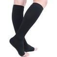 thumbnail image 4 of Knee High Compression Stockings, Firm Support 20-30mmHg Opaque Compression Socks, 4 of 5