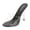 Black, variant on Women's Pumps Clear Strap Transparent Upper Stiletto High Heel Slip on Wedding Dress Sandals