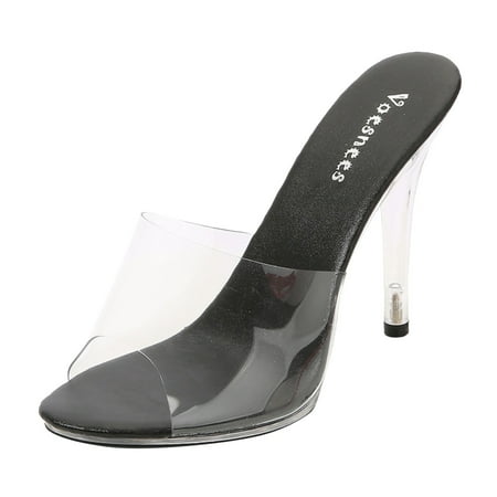 XDDST Black Womens Sandals Comfortable Dressy Fashion Women Sexy High Heels Transparent Sandals Casual Shoes
