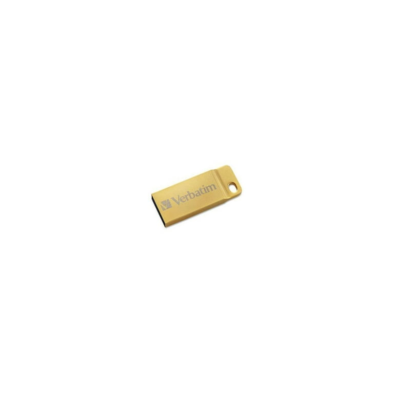 Verbatim 32GB Metal Executive USB 3.0 Flash Drive - Gold - 32 GBUSB 3.0 - Gold Verbatim 32GB Metal Executive USB 3.0 Flash Drive - Gold - 32 GBUSB 3.0 - Gold