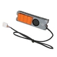 thumbnail image 2 of Disipador de calor para SSD M.2, buena disipación de calor rápida, ajuste automático, 15 rejillas de escape, ventilador de Control de temperatura PWM, enfriador SSD, 2 of 5