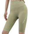 thumbnail image 3 of Qarigey Pantalones de Yoga de nailon para mujer, repuesto de pantalón de Yoga absorbente para el sudor, para levantamiento de pesas, culturismo, Prendas para la parte inferior del cuerpo Verde L Qarigey AP019347-06, 3 of 6