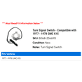 thumbnail image 2 of Turn Signal Switch - Compatible with 1977 - 1978 GMC K15, 2 of 2