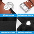 thumbnail image 5 of PU Leather Tool Belt, 23 Pockets Work Tools Bag Belts for Men Heavy Duty Waist Tool Pouch Belt for Electrician, Construction, Carpenter, Framers$$, 5 of 11