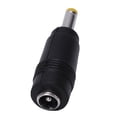thumbnail image 4 of 3X Punta Amarilla 4.0X1.7 mm Macho Clavija A 5.5mmx2.1mm Hembra Jack Conector de Potencia de CC Negro, 4 of 5