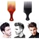 thumbnail image 2 of Cepillo de pelo antiestático Peine de plástico para cabello Cepillo de corte de pelo rizado de dientes anchos para cabello rizado, negro Adecuado para cabello rizado y arrugado, 2 of 5