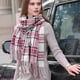 thumbnail image 5 of Bufanda clásica suave y lujosa de cachemira a cuadros para invierno, cálida, para hombres y mujeres, chales largos, bufandas de rejilla, suaves y ligeras, 5 of 5