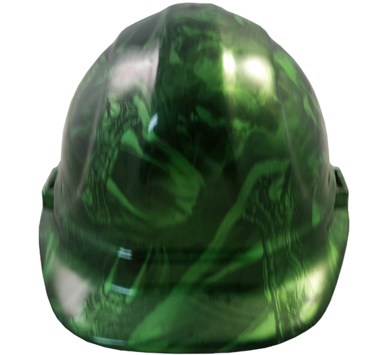 Venom Snake Green Hydro Dipped Hard Hats Cap Style with 4 Pt Suspension
