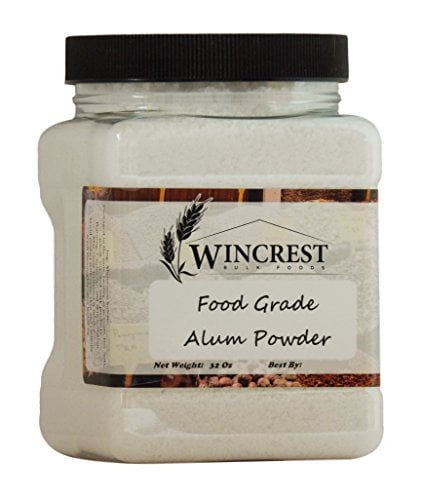 Granulated Alum Powder - Food Grade - 2 Lb Container ( Pickle Powder )