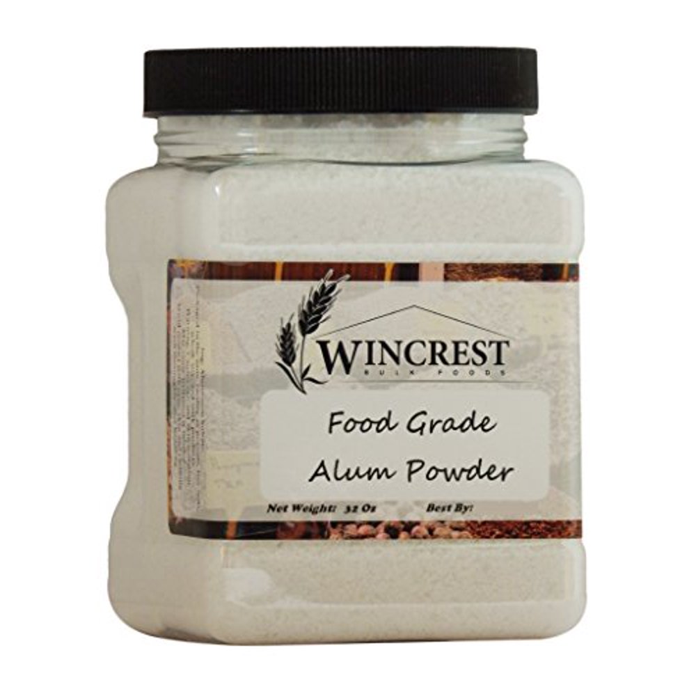 Granulated Alum Powder Food Grade 2 Lb Container ( Pickle Powder )