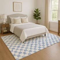 Addison Rugs Mayfield Premium Machine Washable Transitional Geometric Sky Rectangle Rug, 10' x 14'