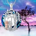 thumbnail image 4 of Fruilibee Tree of Life Always My Sister Forever with Blue Crystal Pendant Necklace, Alloy, 4 of 8