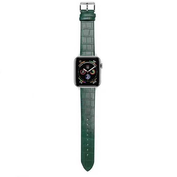 Crocodile Series Leather Band for Apple Watch 41mm / 40mm / 38mm - Green