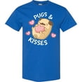 thumbnail image 3 of Inktastic Valentines Day Pugs and Kisses with Pink Hearts T-Shirt, 3 of 5