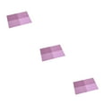 thumbnail image 1 of stanreset 1/2/3/5 Multi-Color Stripe Placemats Simple Style Waterproof Heating Insulation Desktop Anti-slide Table Mat Kitchen Tablecloth Purple 3PCS, 1 of 6