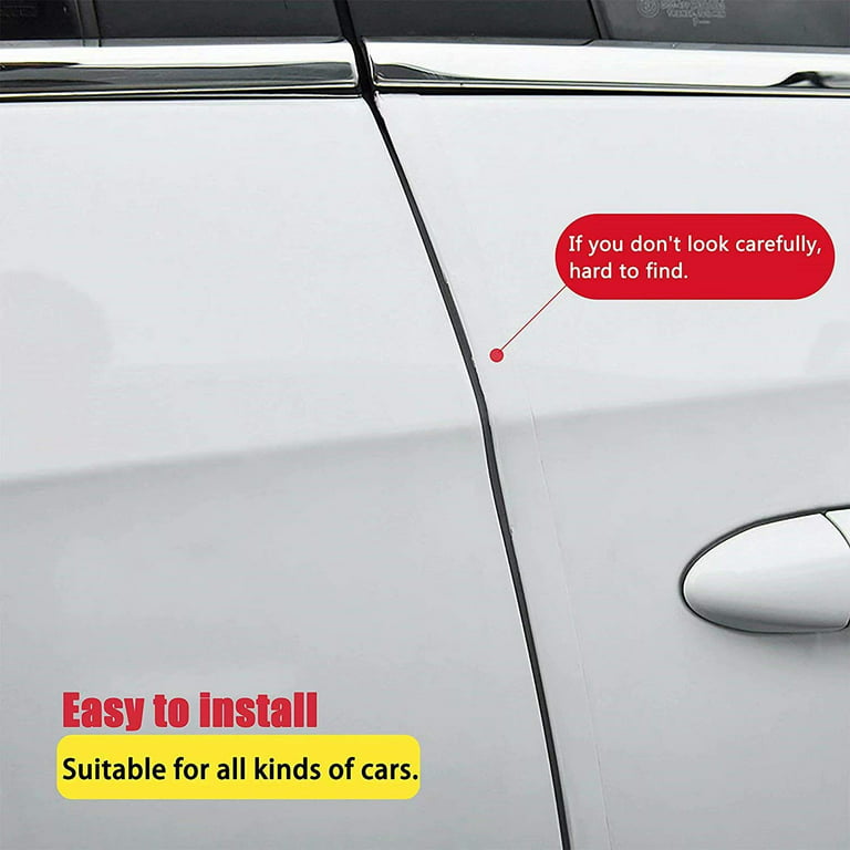 Door Sill Strip Car Stickers Auto Interior Protector Nano Glue Car