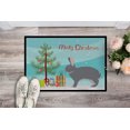 thumbnail image 2 of Carolines Treasures BB9333MAT Giant Chinchilla Rabbit Christmas Indoor or Outdoor Mat, 18 x 27 in., 2 of 4
