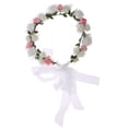 thumbnail image 1 of Diadema nupcial BLESIY flor decoración sombreros rosa, 1 of 8