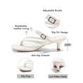 thumbnail image 2 of Women  Square Open Toe Low Heel Sandals, 2 of 3