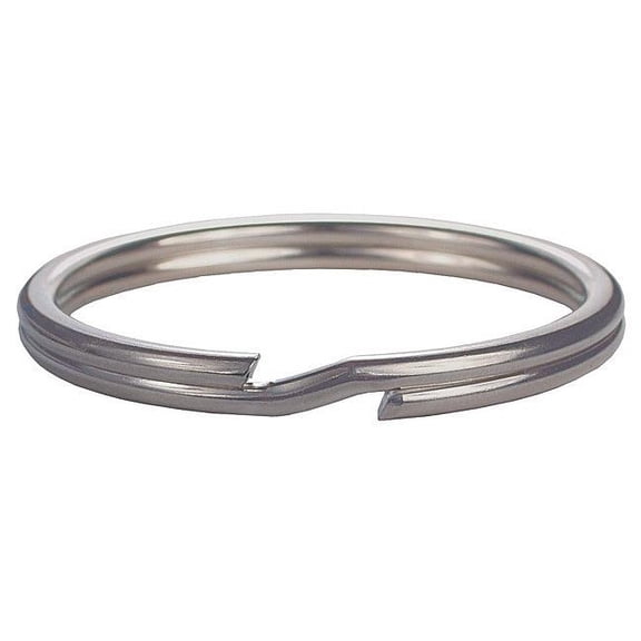 Hillman Group 703516 1.12 in. 10 SRI Split Key Rings - 5 50 Piece
