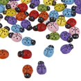 thumbnail image 4 of 200x de Forma Mariquita Embellecimiento Artesanal para Scrapbooking Bricolaje Accesorios Multicolor, 4 of 5