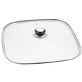 thumbnail image 2 of Kitchen Pot Glass Lid Practical Cookware Replacement Lid Handle Design Pot Cover, 2 of 9